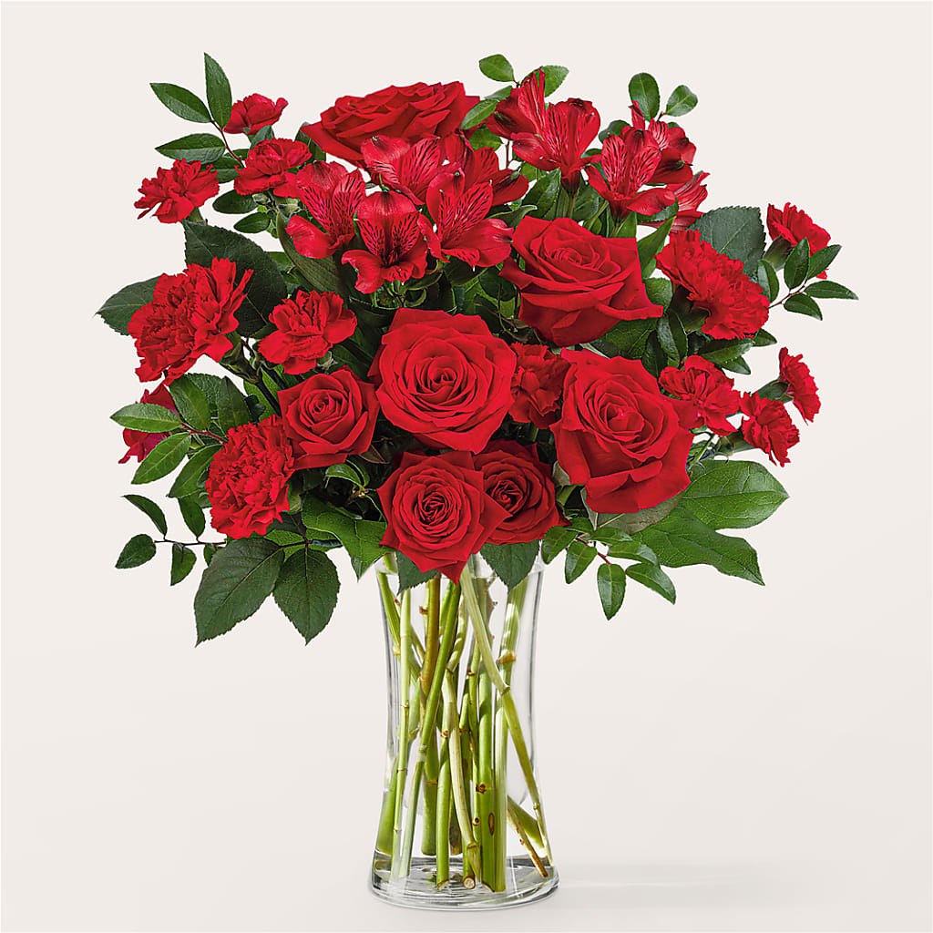 Brilliant Ruby Bouquet – Accents By Jenny, Park Ridge IL
