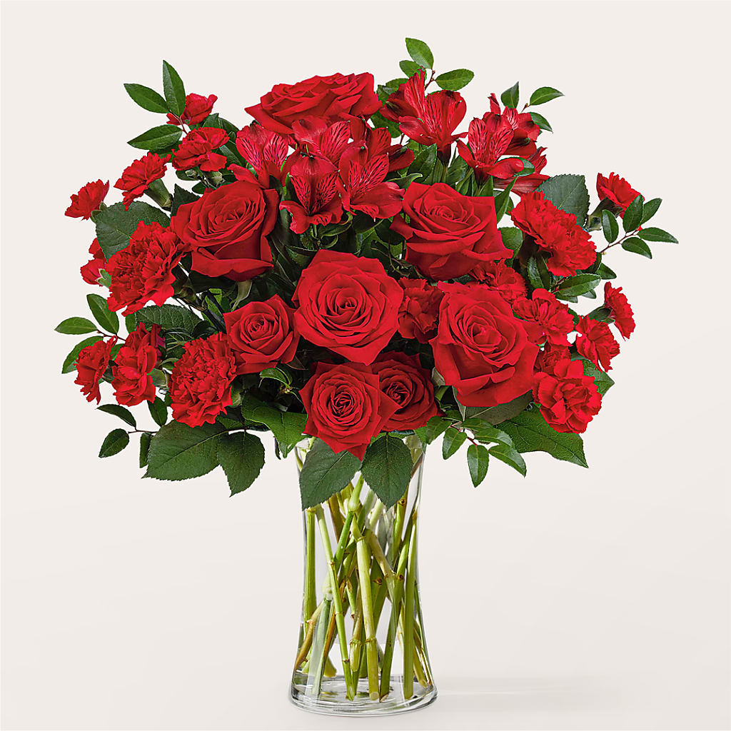 Brilliant Ruby Bouquet – Accents By Jenny, Park Ridge IL