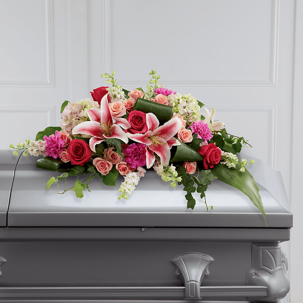 Splendid Grace Casket Spray – Accents By Jenny, Park Ridge IL