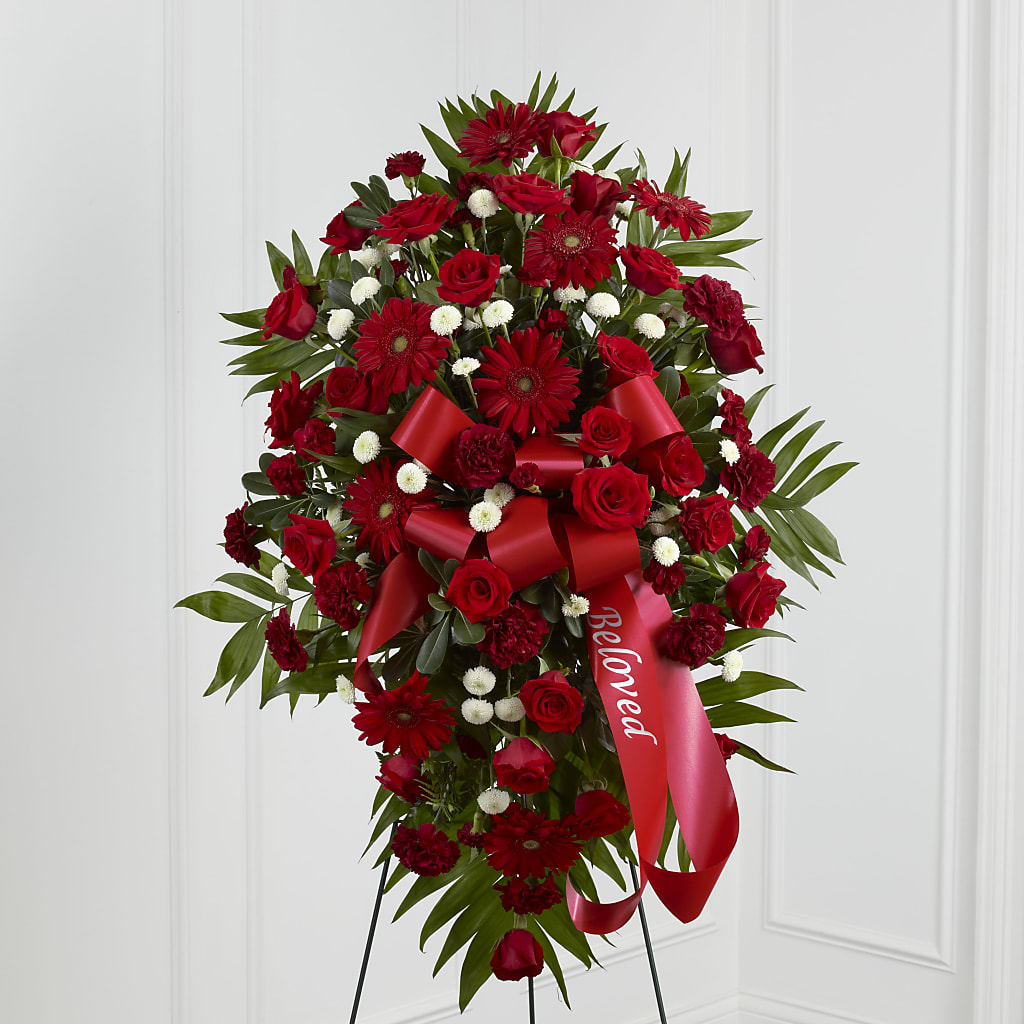 Treasured Memories Standing Spray – Accents By Jenny, Park Ridge IL