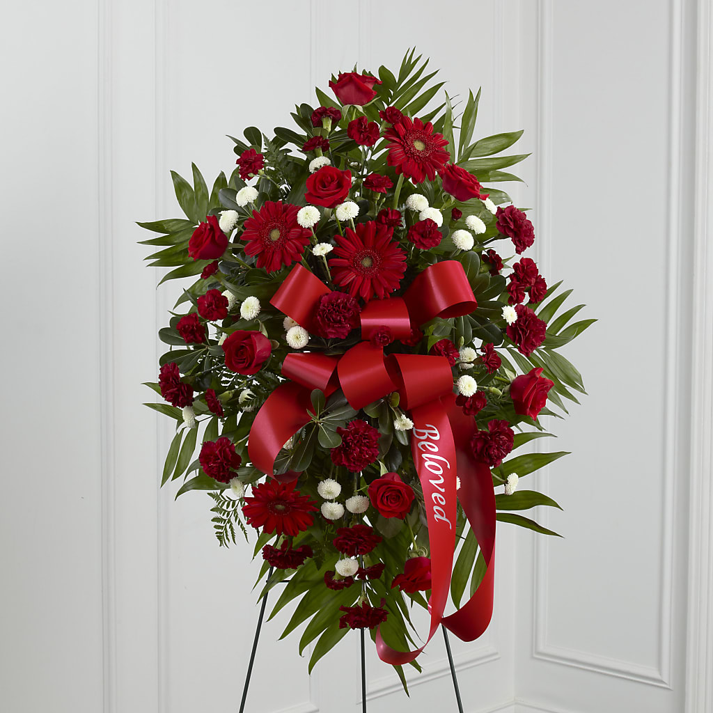 Treasured Memories Standing Spray – Accents By Jenny, Park Ridge IL
