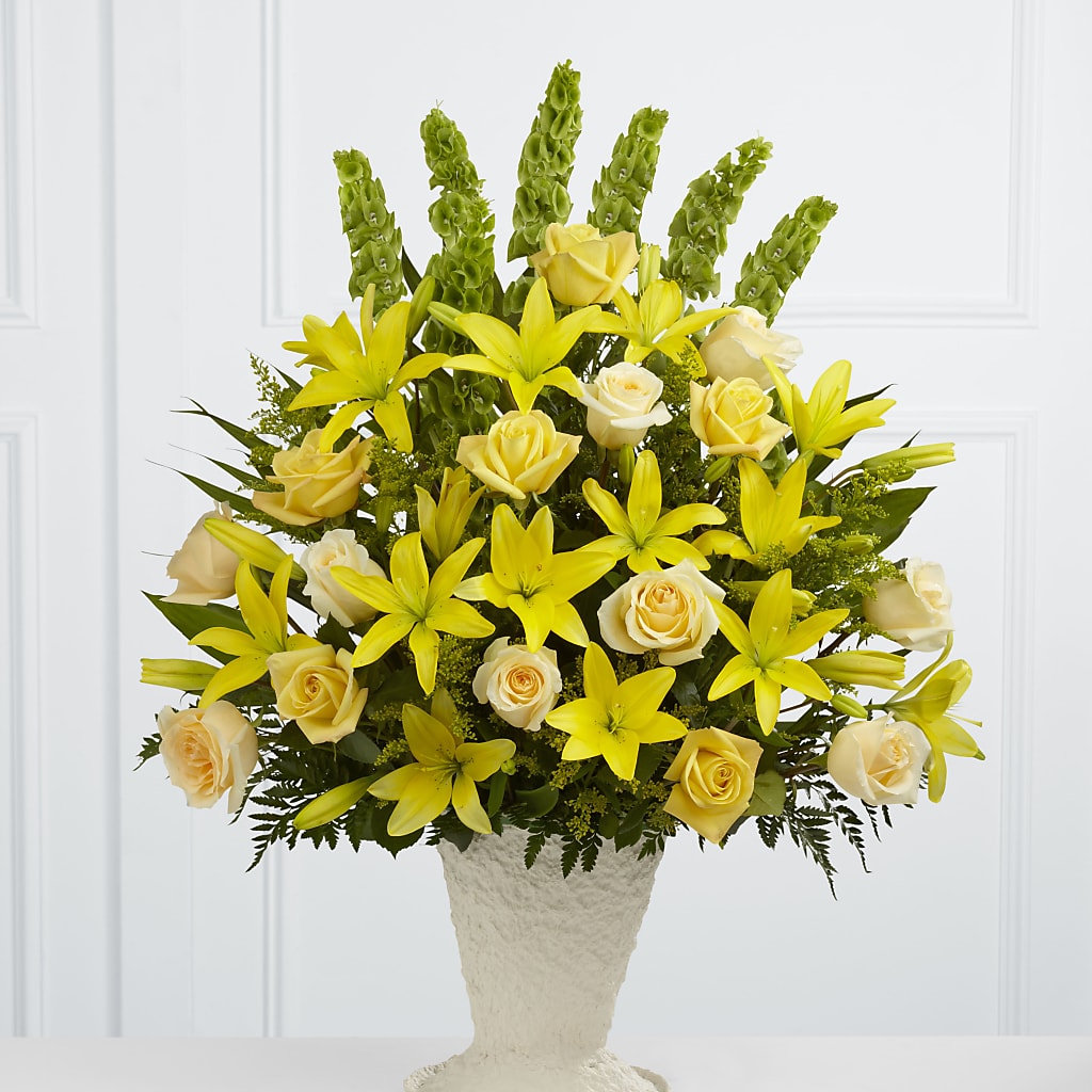Golden Memories Arrangement – Accents By Jenny, Park Ridge IL