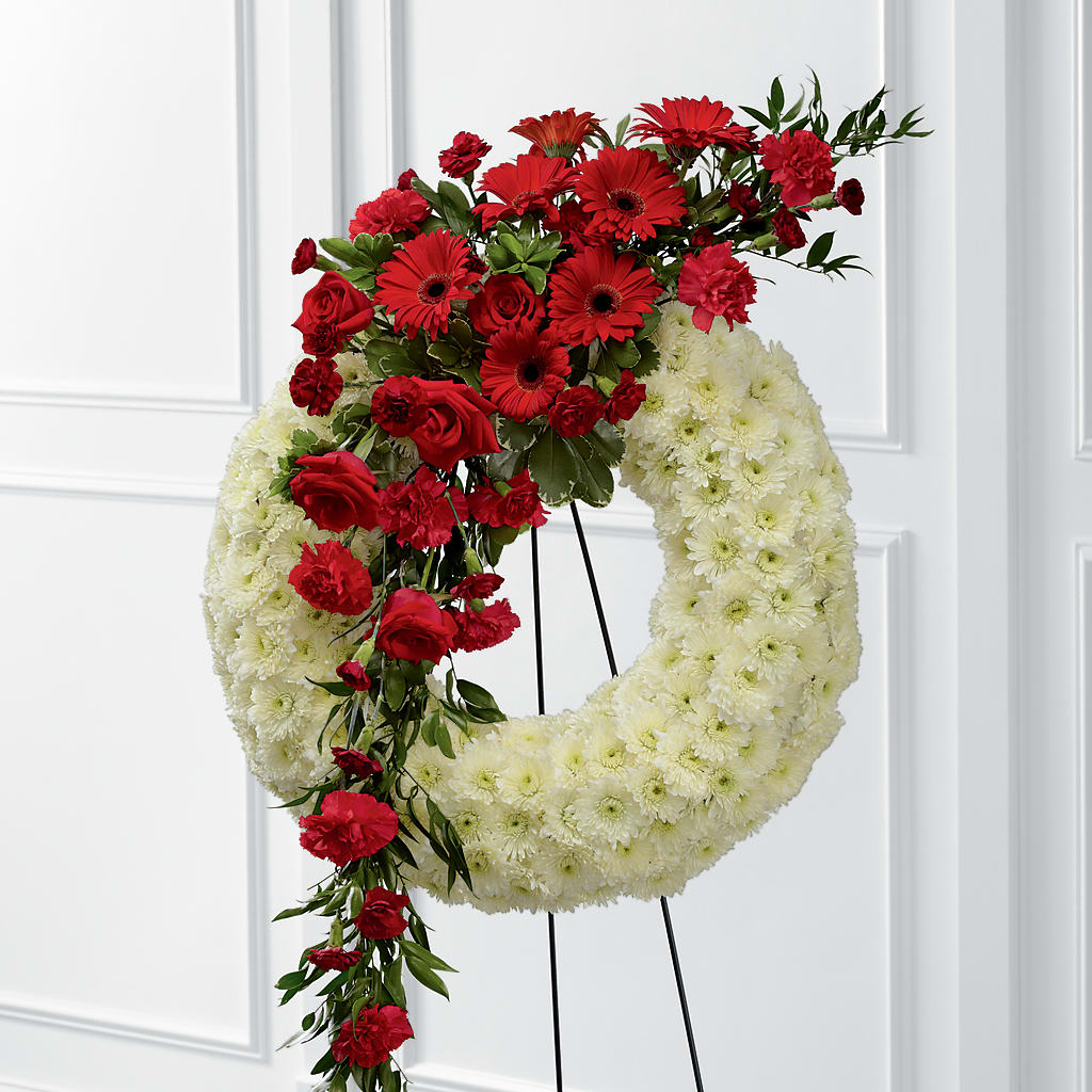 Graceful Tribute Wreath – Accents By Jenny, Park Ridge IL