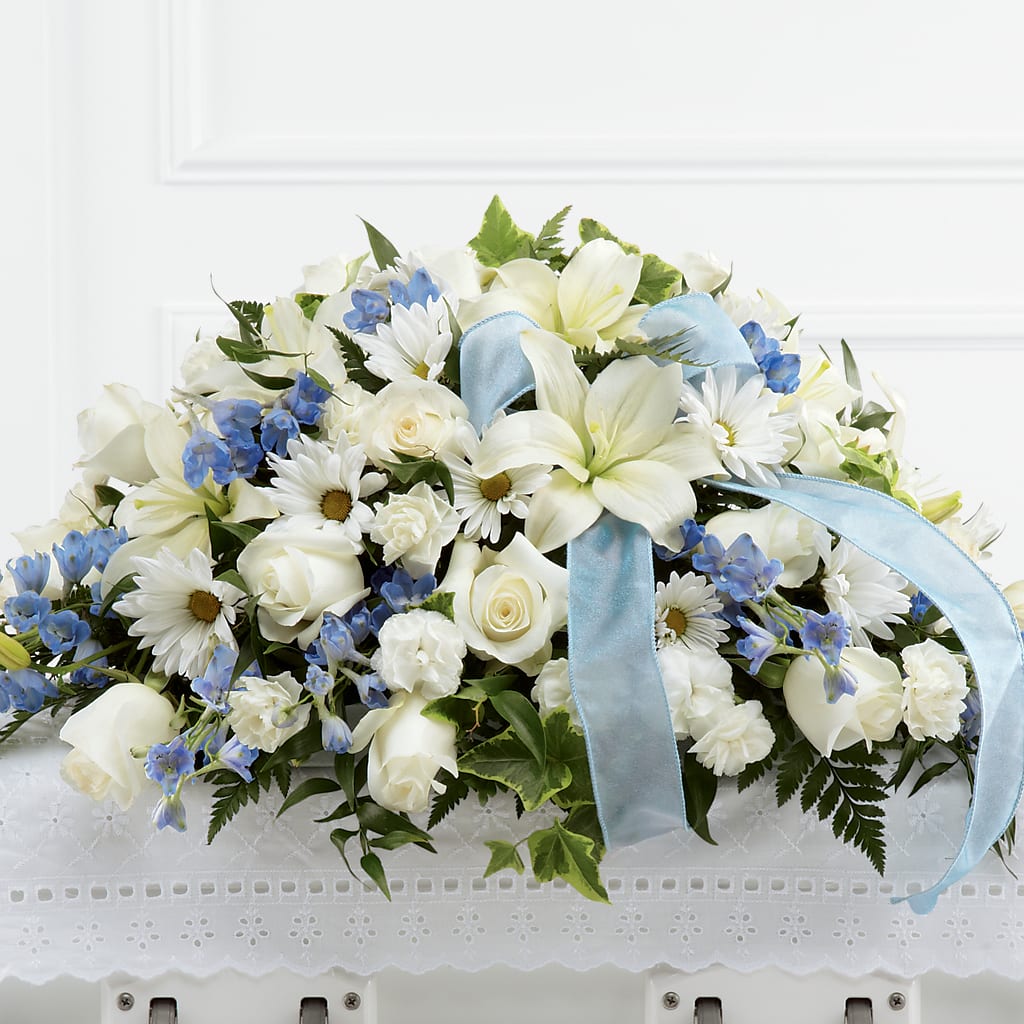 Tender Treasure Casket Spray – Accents By Jenny, Park Ridge IL