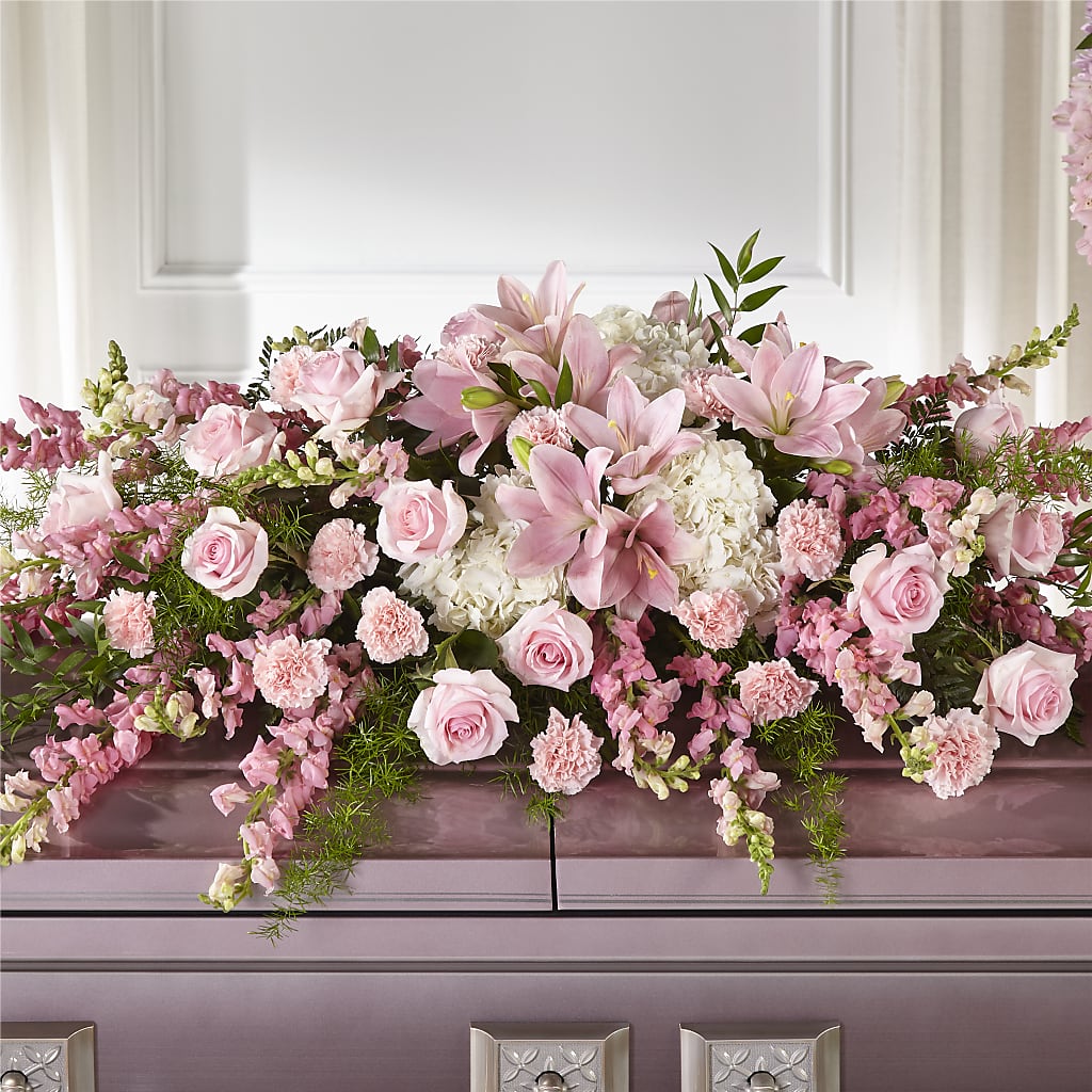 Life & Remembrance Casket Spray – Accents By Jenny, Park Ridge IL