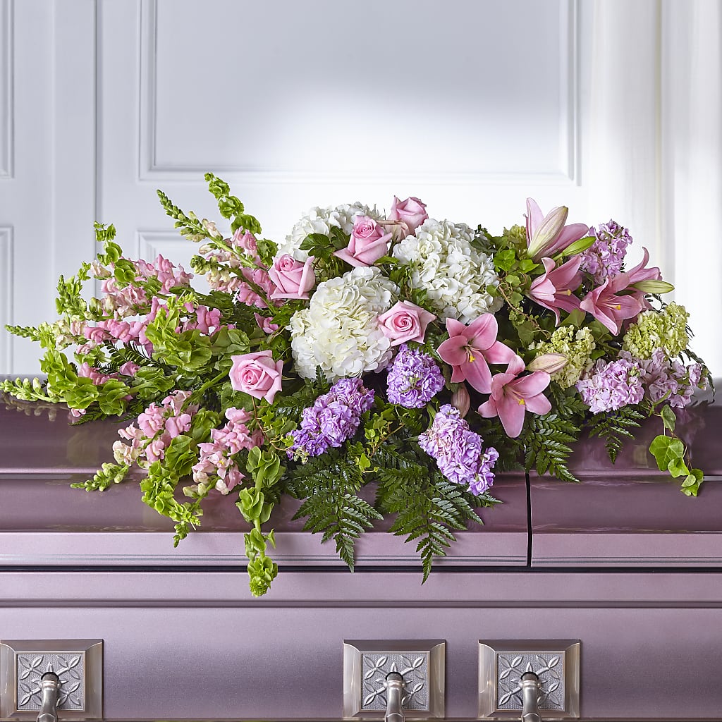 Life's Gratitude Casket Spray – Accents By Jenny, Park Ridge IL