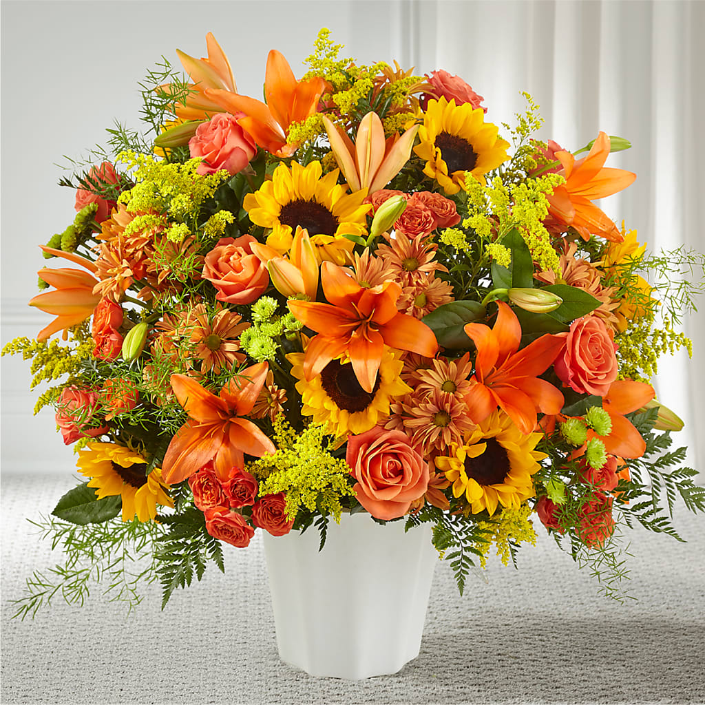 Harvest Thoughts Floor Basket – Accents By Jenny, Park Ridge IL