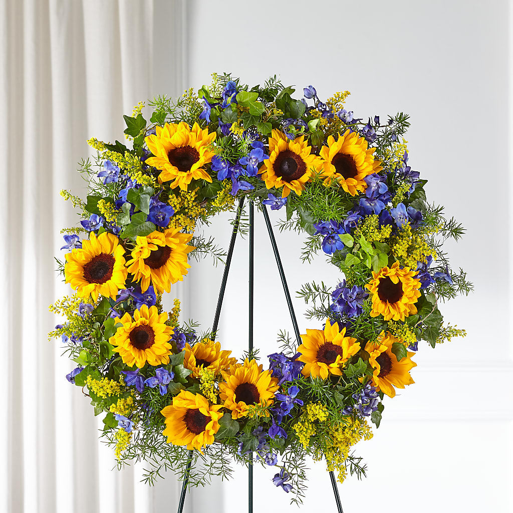Bright Rays Wreath – Accents By Jenny, Park Ridge IL