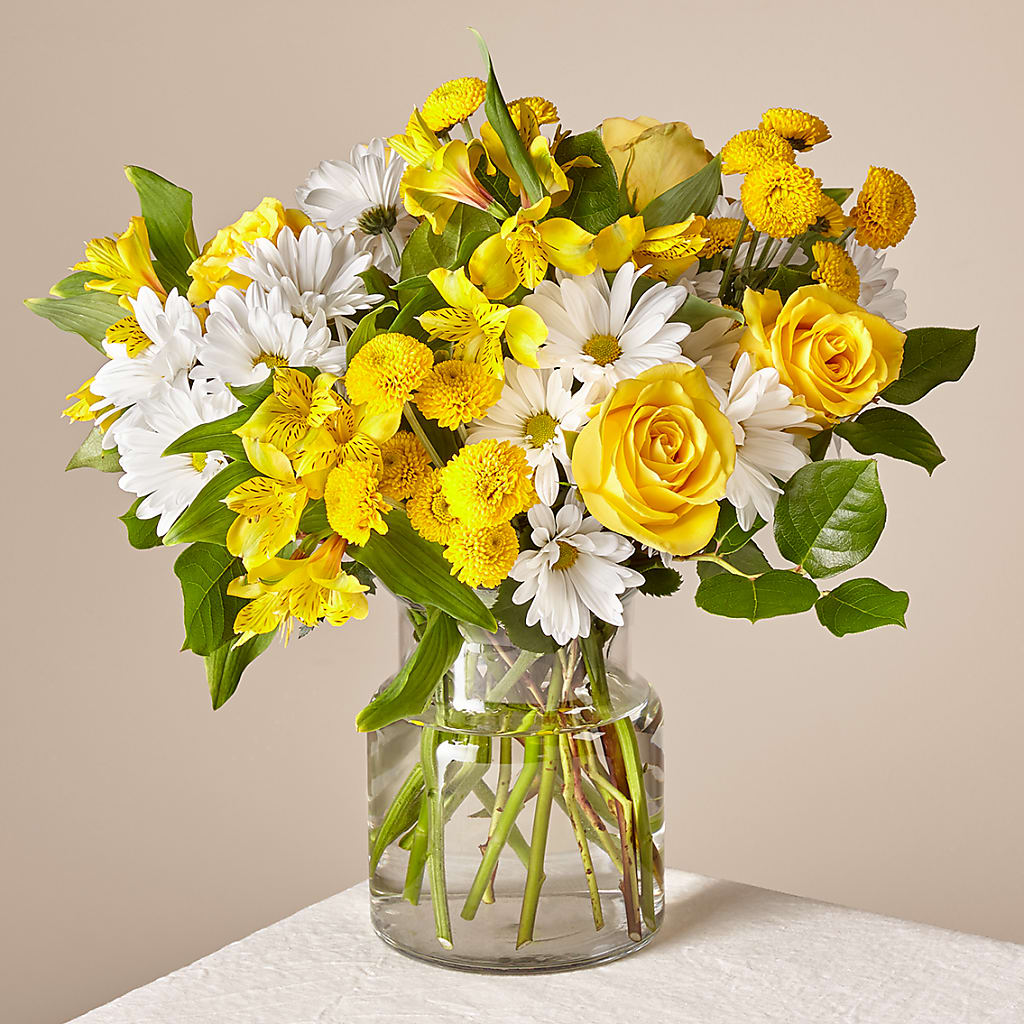 Sunny Sentiments Bouquet – Accents By Jenny, Park Ridge IL