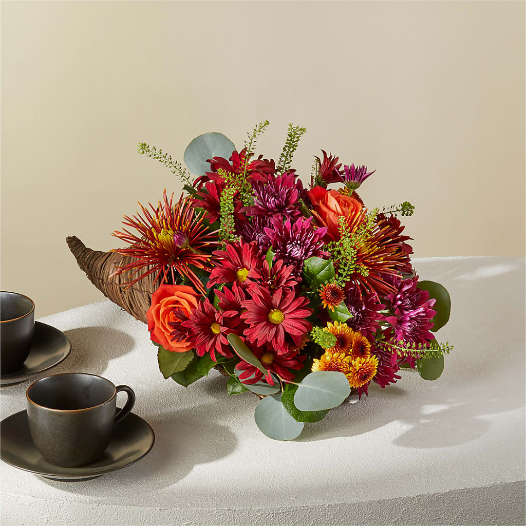 Autumn Herald Cornucopia – Accents By Jenny, Park Ridge IL