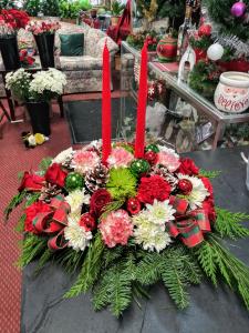 Double candle centerpiece