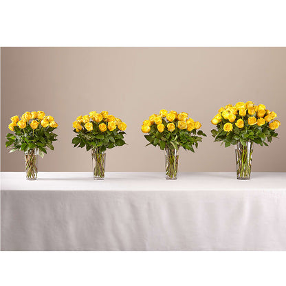 Long Stem Yellow Rose Bouquet –  Accents By Jenny, Park Ridge IL