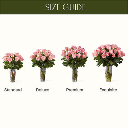 Long Stem Pink Rose Bouquet –  Accents By Jenny, Park Ridge IL