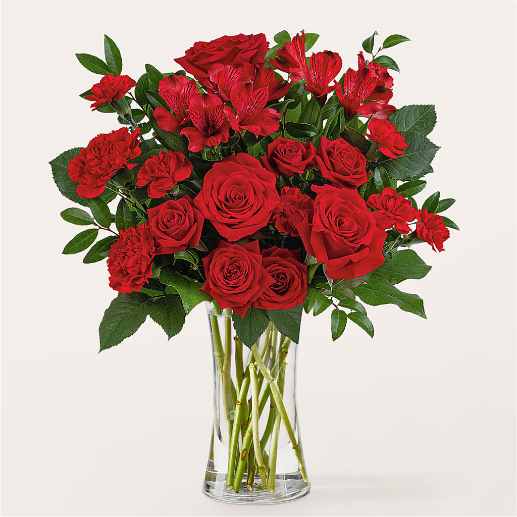 Brilliant Ruby Bouquet –  Accents By Jenny, Park Ridge IL