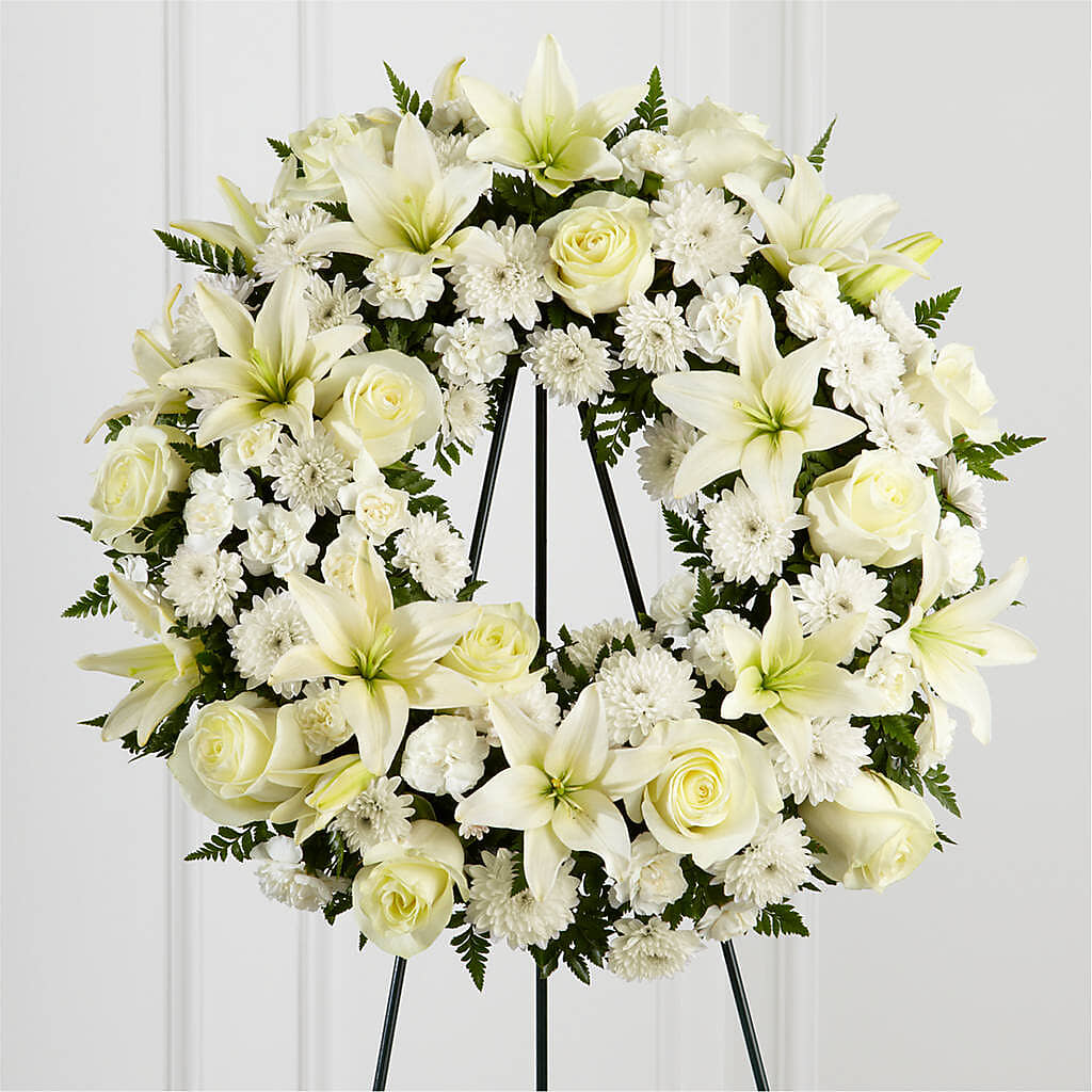 Treasured Tribute Wreath –  Accents By Jenny, Park Ridge IL