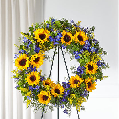 Bright Rays Wreath –  Accents By Jenny, Park Ridge IL