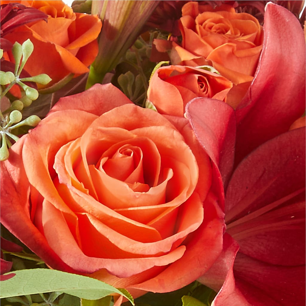 Crimson Leaves Bouquet –  Accents By Jenny, Park Ridge IL