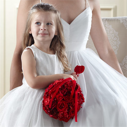 Pure at Heart Flower Girl Arrangement –  Accents By Jenny, Park Ridge IL